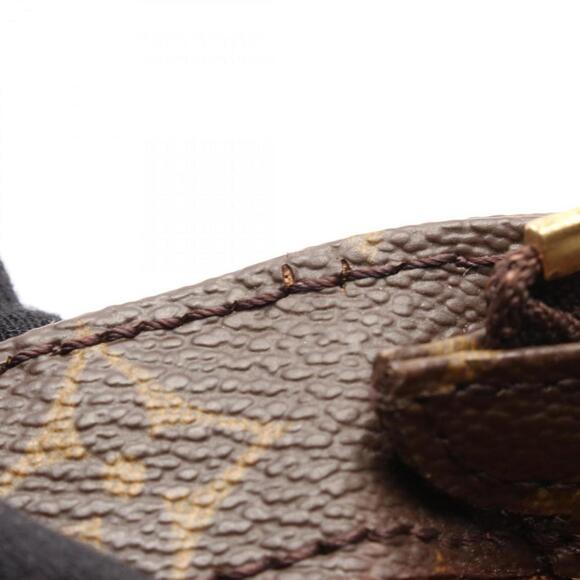 LOUIS VUITTON Authentic Brown Monogram Leather Tote Bag - Picture 7 of 11